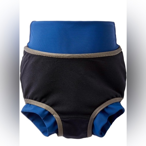 Splash About Happy Nappy Duo Reusable Swim Diaper with Silver Lining, SZ Medium - Picture 3 of 8